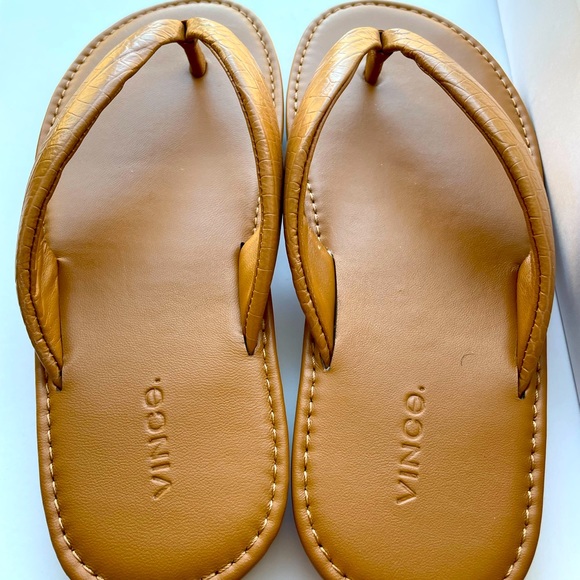 Vince New Sandals Size 38, tan. New - Picture 3 of 7